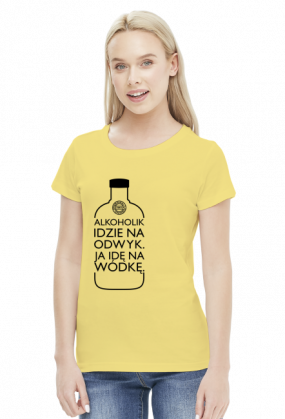 Alkoholik (wódka) by Szymy.pl - jasna damska