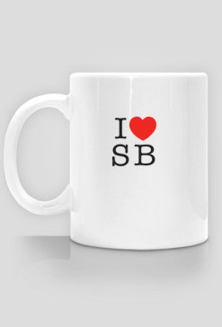Kubek I heart Super Bartek