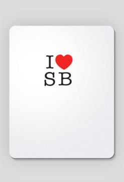 Podkładka pod mysz I heart Super Bartek