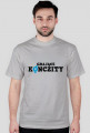 Grające Konczity - T-shirt męski CZARNY NAPIS