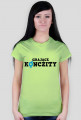 Grające Konczity - T-shirt damski CZARNY NAPIS