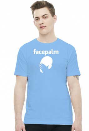 Koszulka facebook facepalm