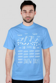 Koszulka męska - SNOW DAY (różne kolory!)