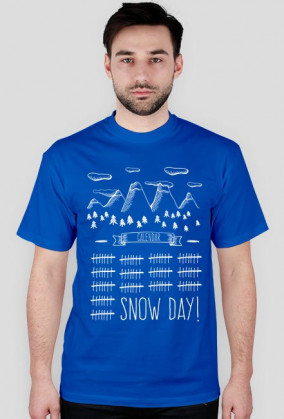 Koszulka męska - SNOW DAY (różne kolory!)