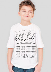 Koszulka dla chłopca - SNOW DAY