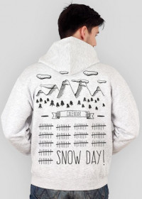 Bluza męska z kapturem - SNOW DAY