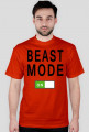 BEAST MODE ON Tshirt, koszulka na siłownię