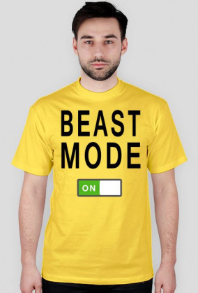 BEAST MODE ON Tshirt, koszulka na siłownię