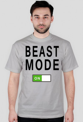 BEAST MODE ON Tshirt, koszulka na siłownię