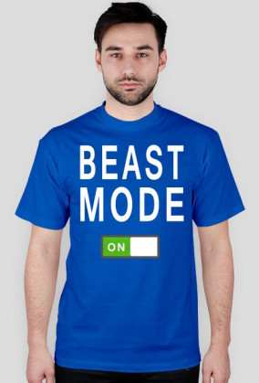 BEAST MODE ON Tshirt, koszulka na siłownię