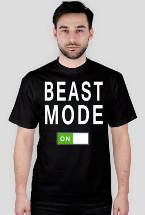 BEAST MODE ON Tshirt, koszulka na siłownię