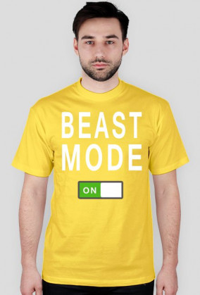 BEAST MODE ON Tshirt, koszulka na siłownię