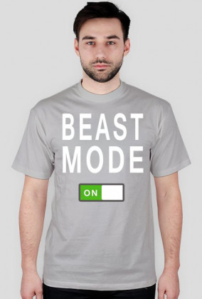 BEAST MODE ON Tshirt, koszulka na siłownię