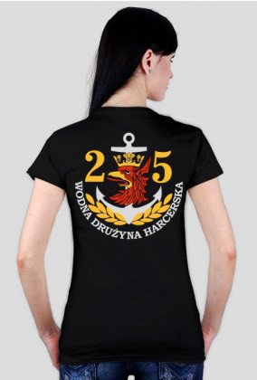 T-shirt damski z logiem 25 SWDH