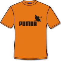 Pumba t-shirt pomarańczowy