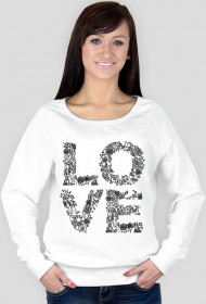 Bluza z dużym napisem LOVE