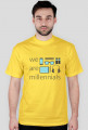 We are millennials - męski t-shirt