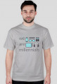 We are millennials - męski t-shirt
