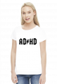 koszulka ad hd damska biała