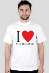 Koszulka I Love Mikronacje