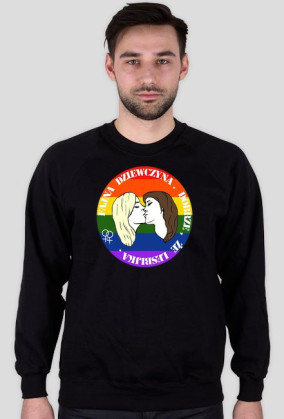 Tęczowa FDDZL bluza