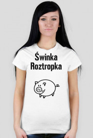 Koszulka damska od Świnki Roztropki!
