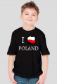 I love Poland koszulka dziecięca