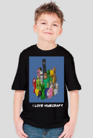 Koszulka-I love Minecraft
