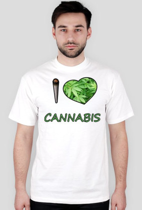 T-SHIRT I LOVE CANNABIS