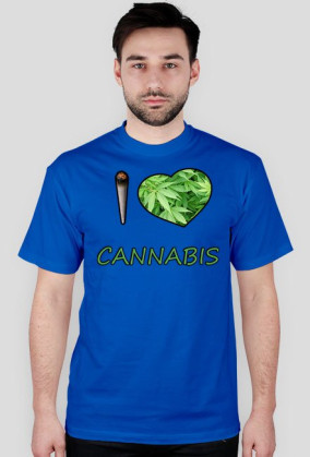T-SHIRT I LOVE CANNABIS