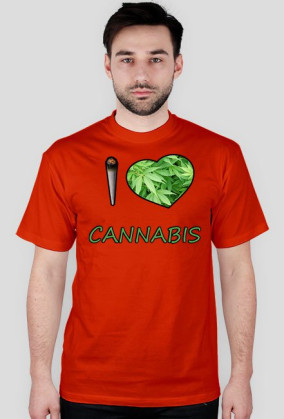 T-SHIRT I LOVE CANNABIS
