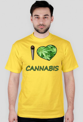 T-SHIRT I LOVE CANNABIS