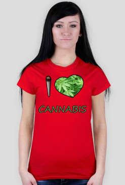 T-SHIRT - I LOVE CANNABIS