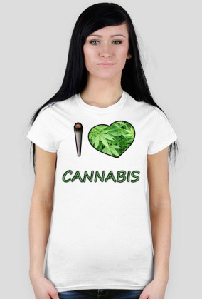 T-SHIRT - I LOVE CANNABIS
