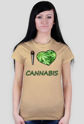 T-SHIRT - I LOVE CANNABIS