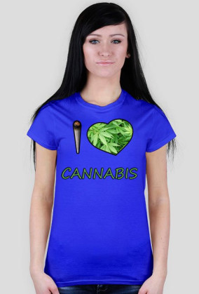 T-SHIRT - I LOVE CANNABIS
