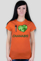 T-SHIRT - I LOVE CANNABIS