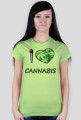 T-SHIRT - I LOVE CANNABIS