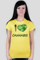 T-SHIRT - I LOVE CANNABIS