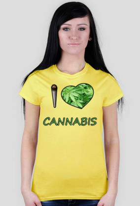 T-SHIRT - I LOVE CANNABIS