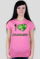 T-SHIRT - I LOVE CANNABIS