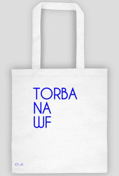 TORBA NA WF BIAŁO-NIEBIESKA