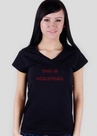 THIS IS VOLLEYBALL red girl