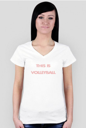 THIS IS VOLLEYBALL red girl
