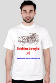 Koszulka mtmż #Uwielbiam Motocykle męska