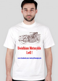 Koszulka mtmż #Uwielbiam Motocykle męska