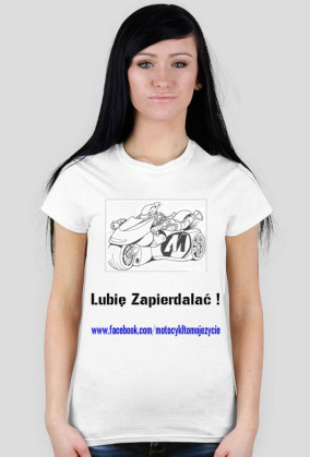 koszulka mtmż #Lubię Zapierdalać damska