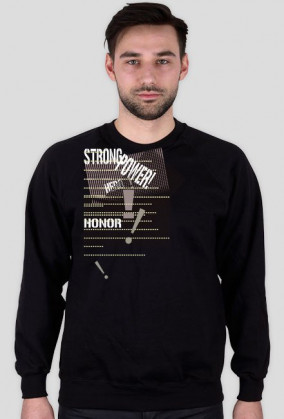 bluza bez kaptura z napiasami