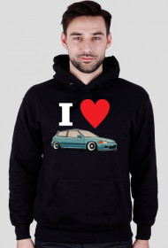 BLUZA KAPTUR I LOVE EG