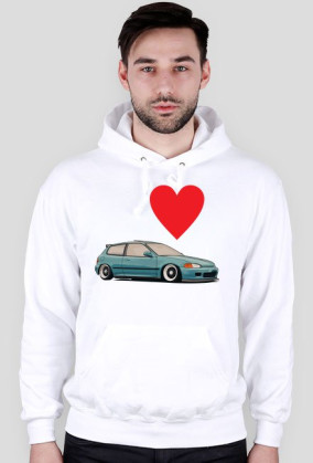 BLUZA KAPTUR I LOVE EG